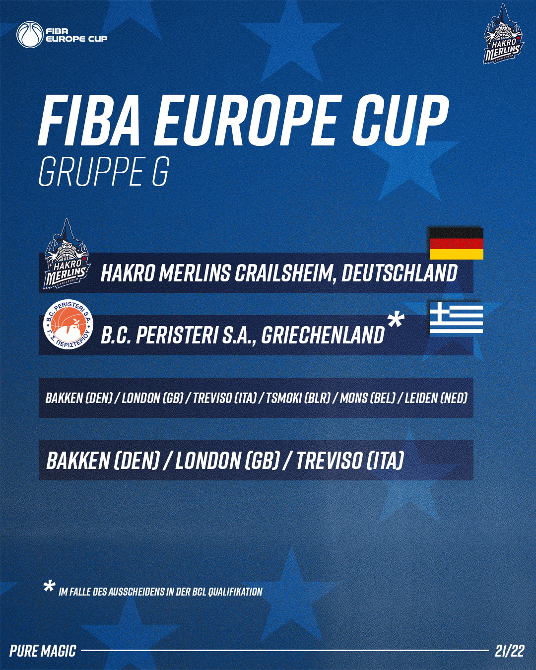 FIBA Europe Cup Gruppe G korrektur