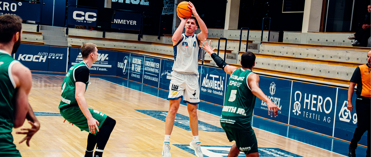 Aktuelles Bild: Brock Gardner beim Testspiel gegen Koblenz