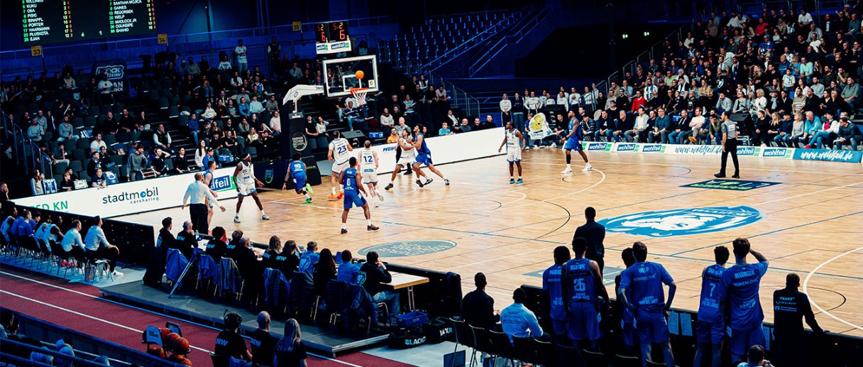 Aktuelles Bild: Merlins beim Spiel in Karlsruhe