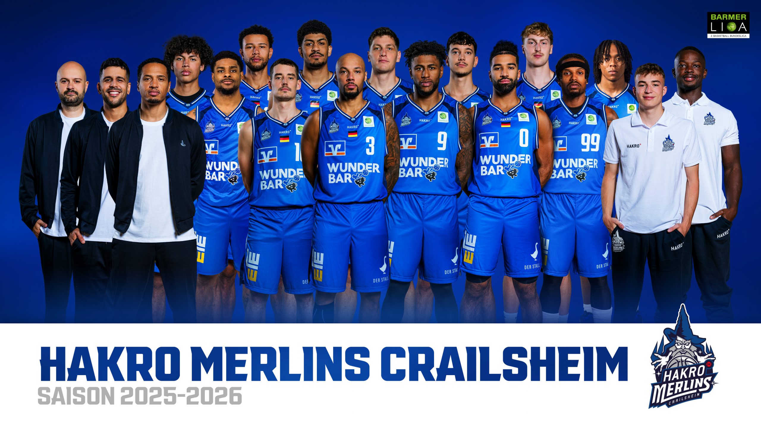 Teamfoto HAKRO Merlins Crailsheim