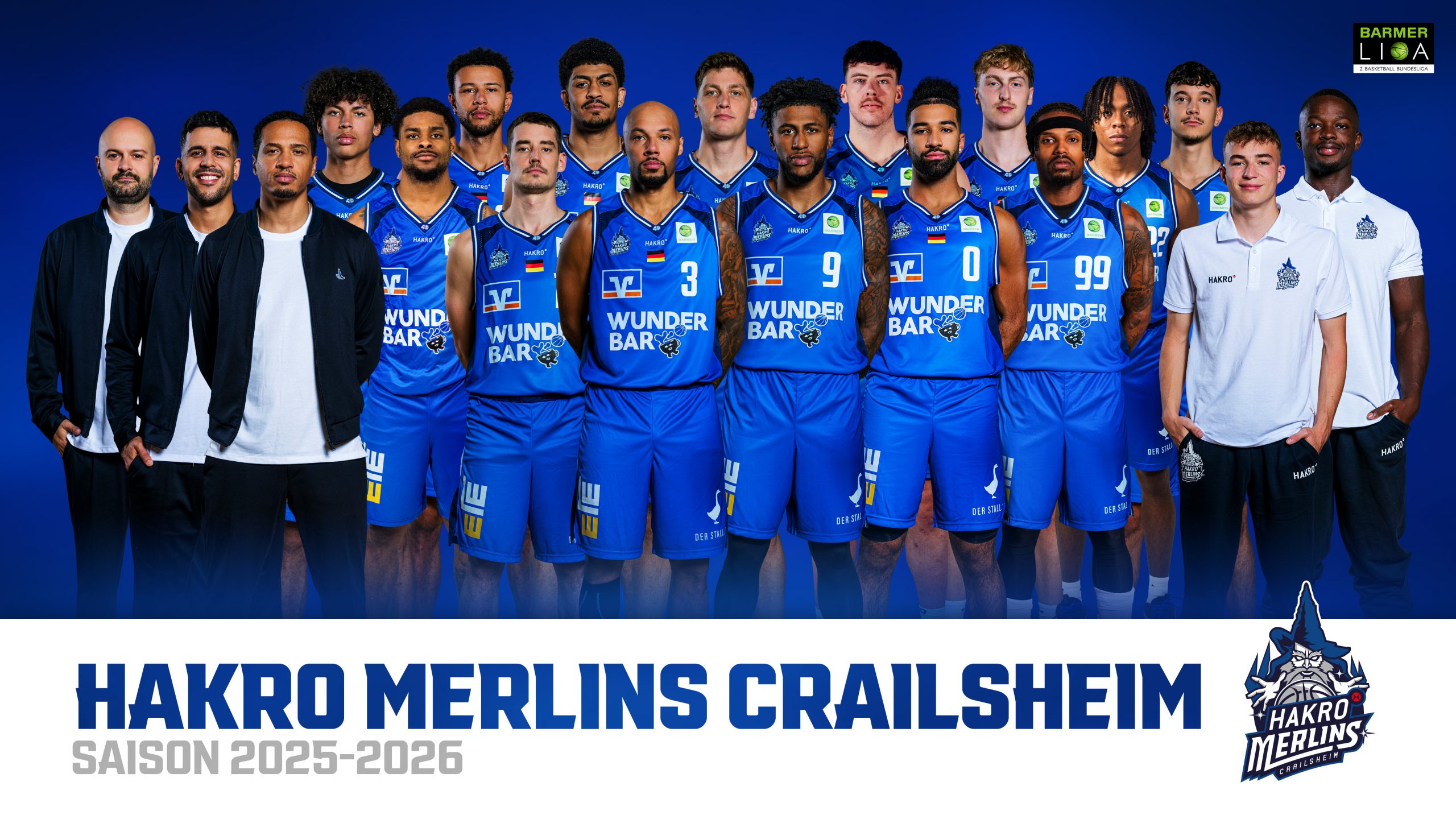 Teamfoto HAKRO Merlins Crailsheim