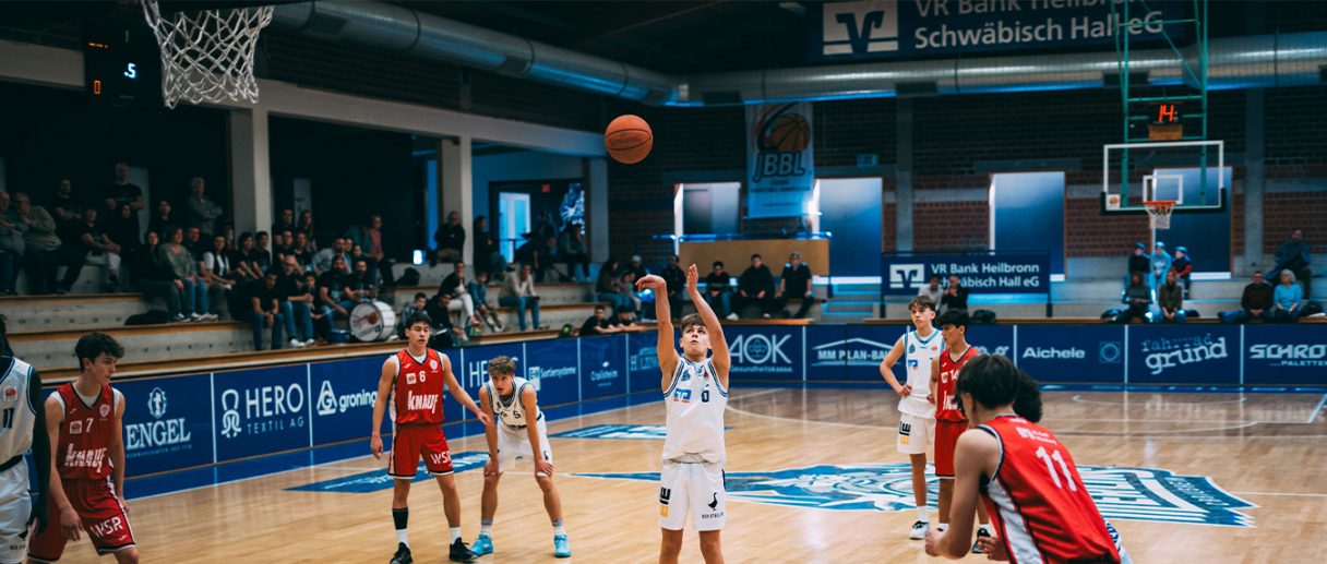 Aktuelles Bild: Linus Ohr beim Freiwurf