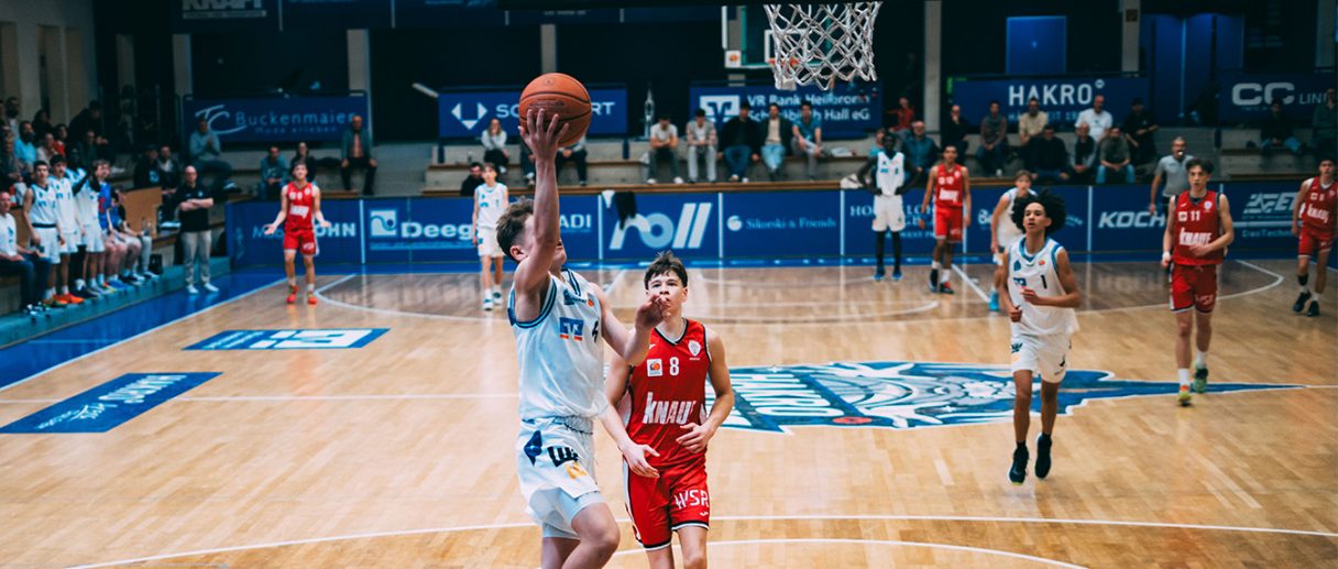 Aktuelles Bild: Korbleger Merlins in der Jugend Basketball Bundesliga