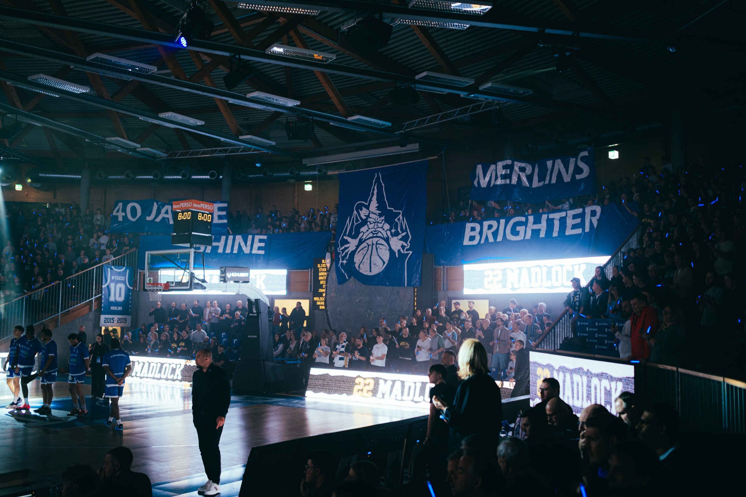 Choreo beim Jubiläumsspiel