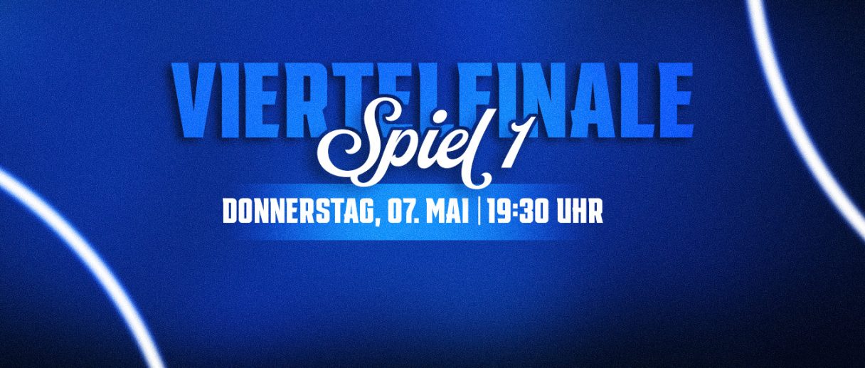 Aktuelles Bild: Grafik zum ersten Viertelfinalspiel
