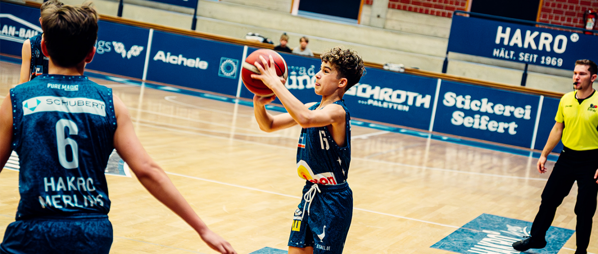 Aktuelles Bild: Merlins-Nachwuchsspiel in der HAKRO Arena