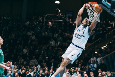 Gabriel de Oliveira beim Dunking