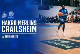 Anthony Gaines mit Ballvortrag