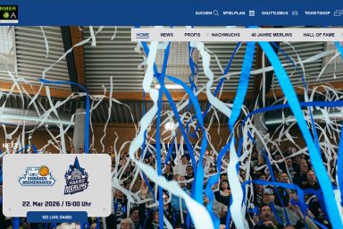 Screenshot Merlins Homepage