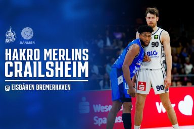 Anthony Gaines und sein Gegenspieler von Seckendorff