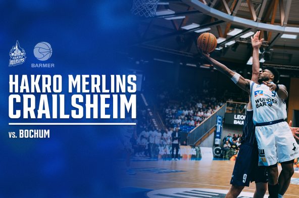 Anthony Gaines beim Korbleger.