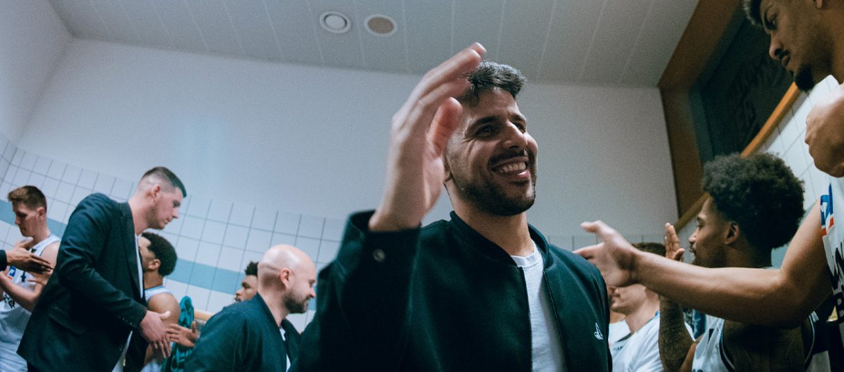 Jordi Salto in der Kabine
