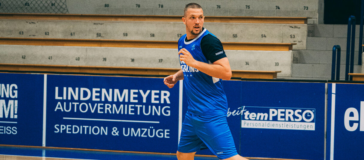 Marko Dordevic beim Training in Crailsheim